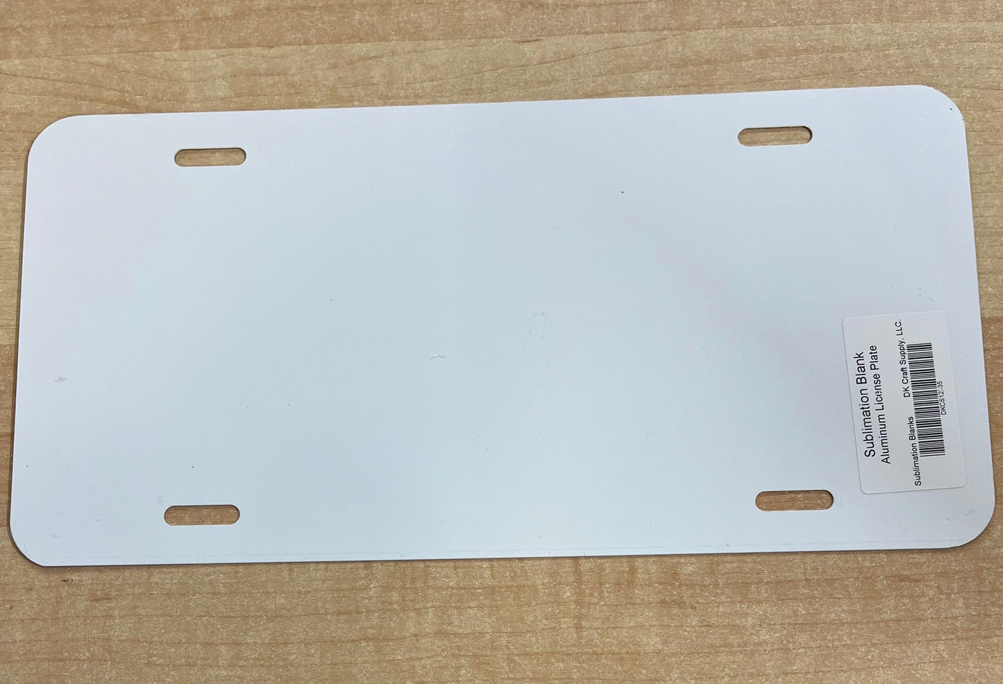 Sublimation Aluminum License Plate 6"x11"