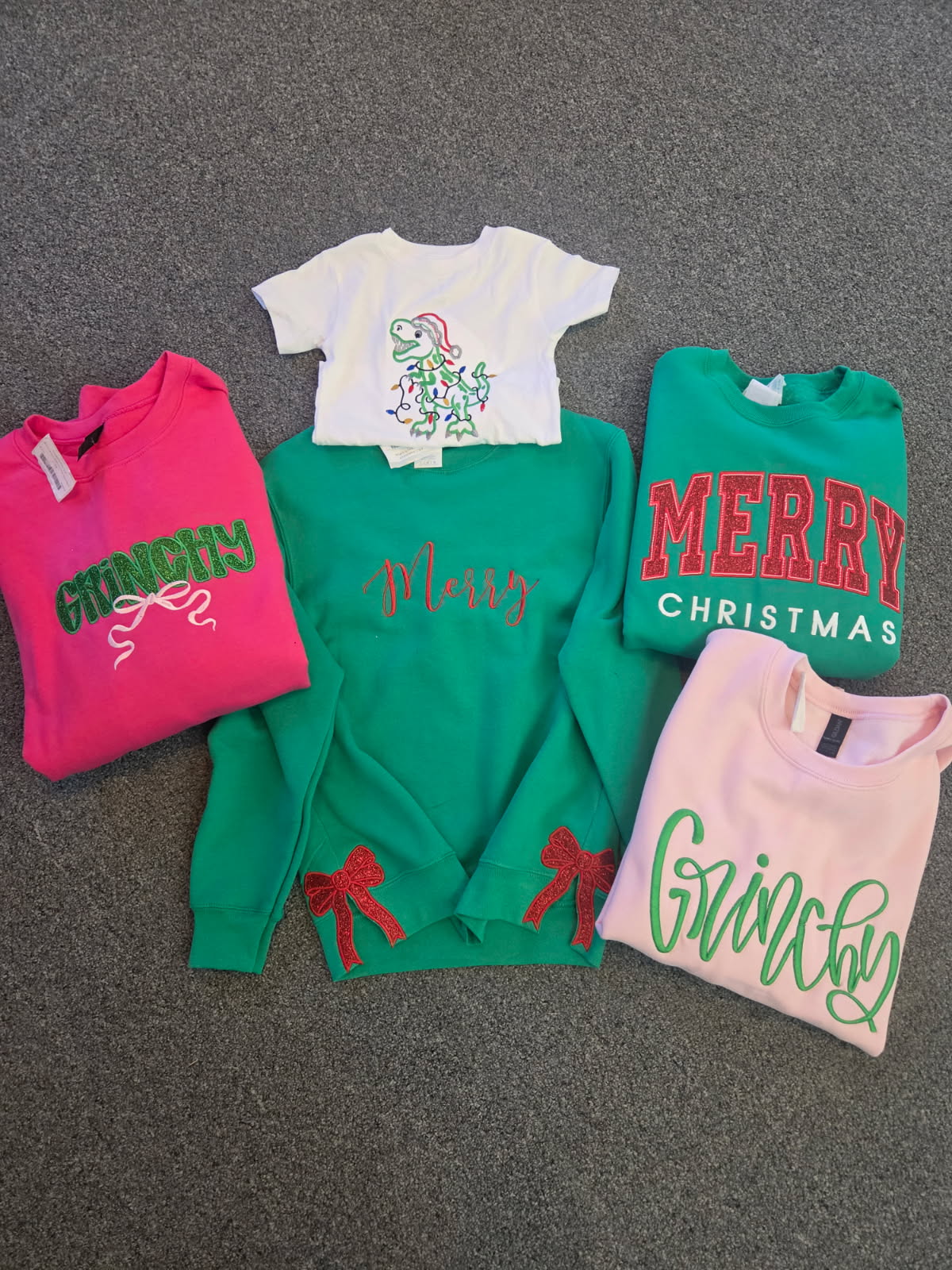 Christmas Holiday Embroidered Apparel