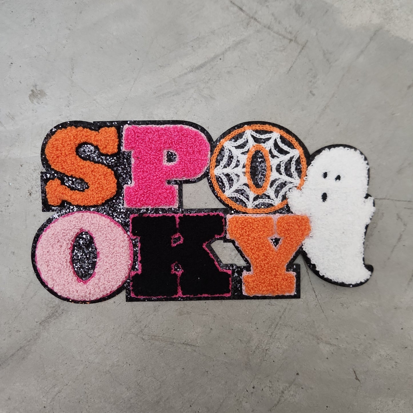 Spooky Ghost Chenille Patch