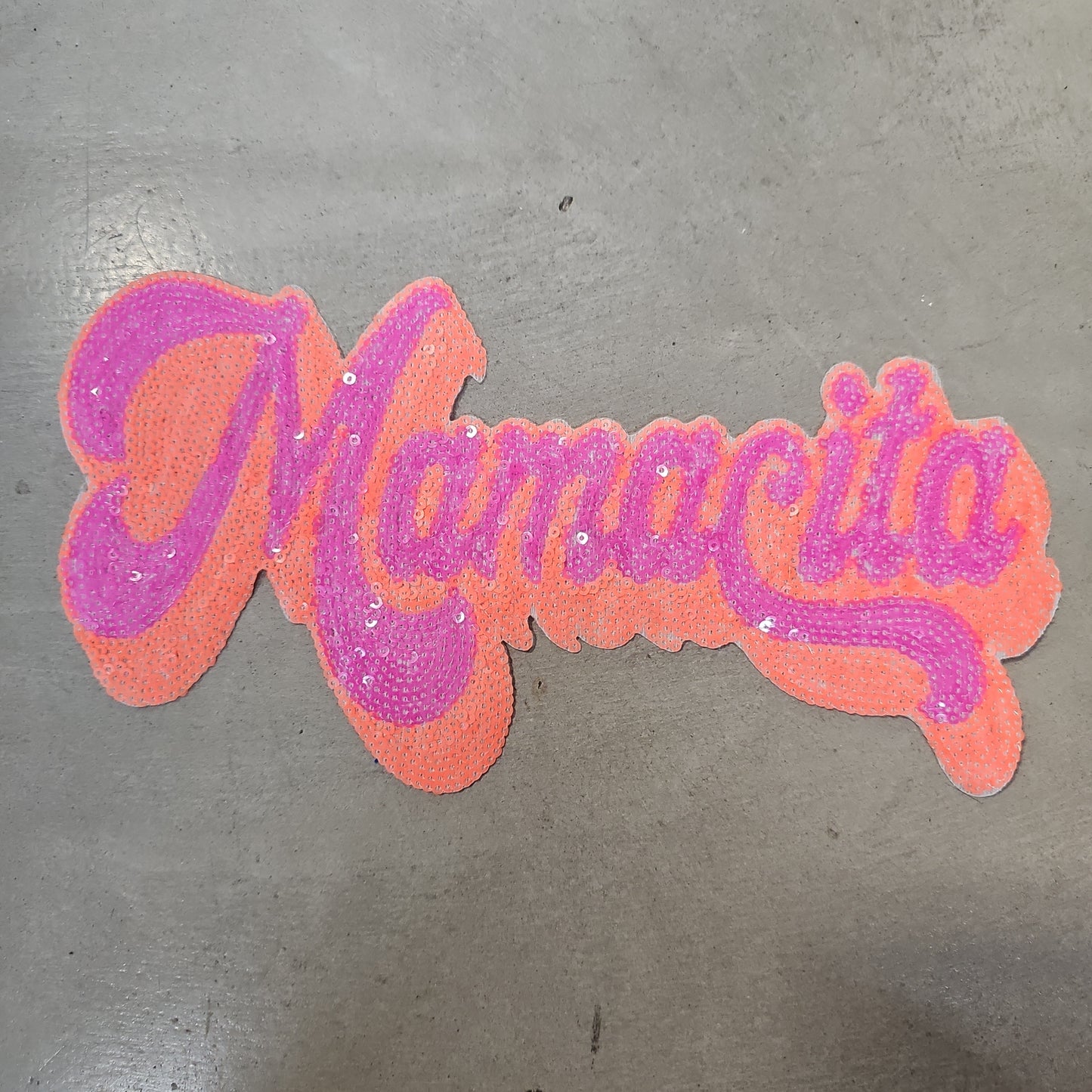 Mamacita Sequin Chenille Patch