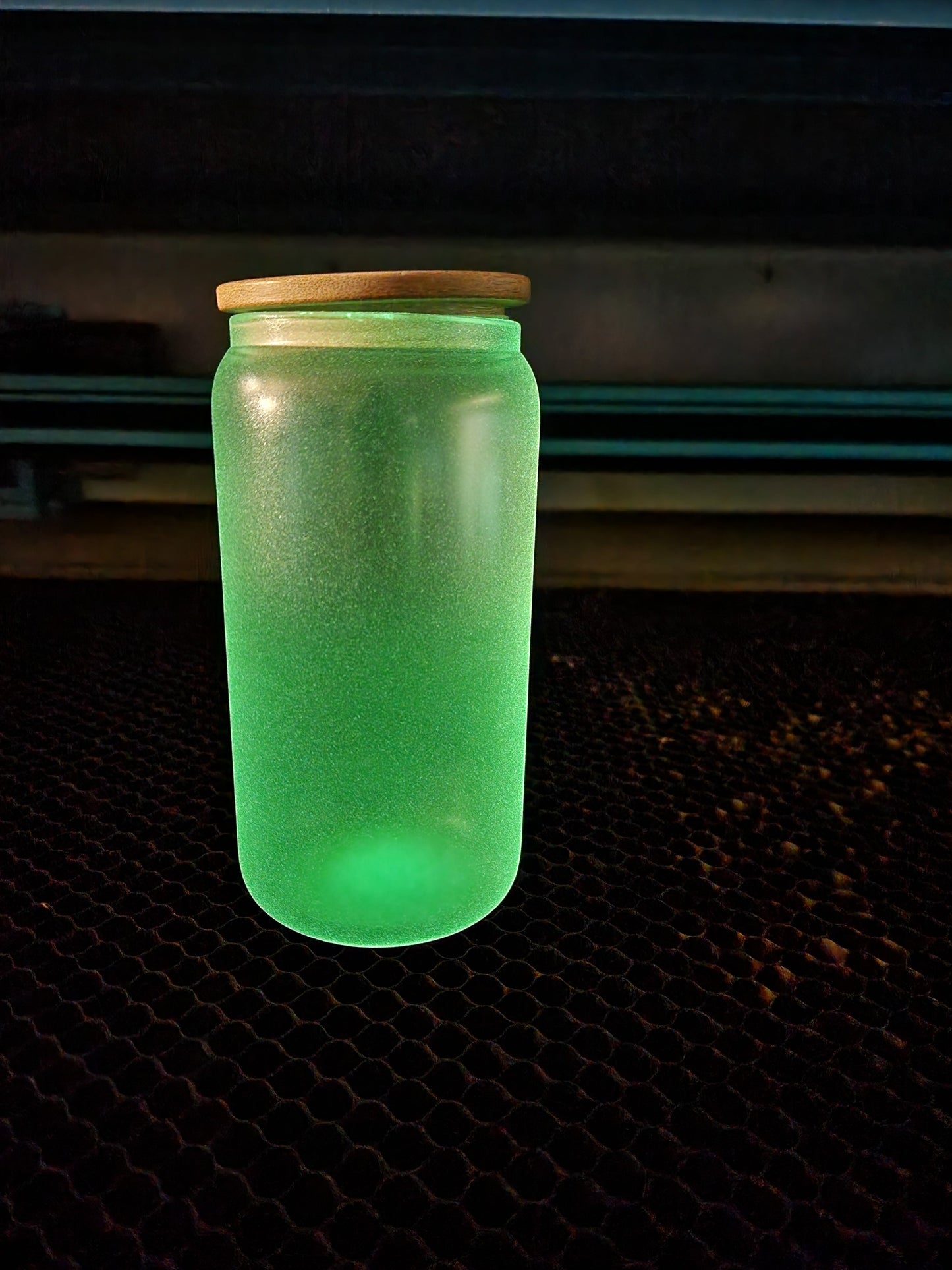 Sublimation Glow in the Dark Glass Tumbler