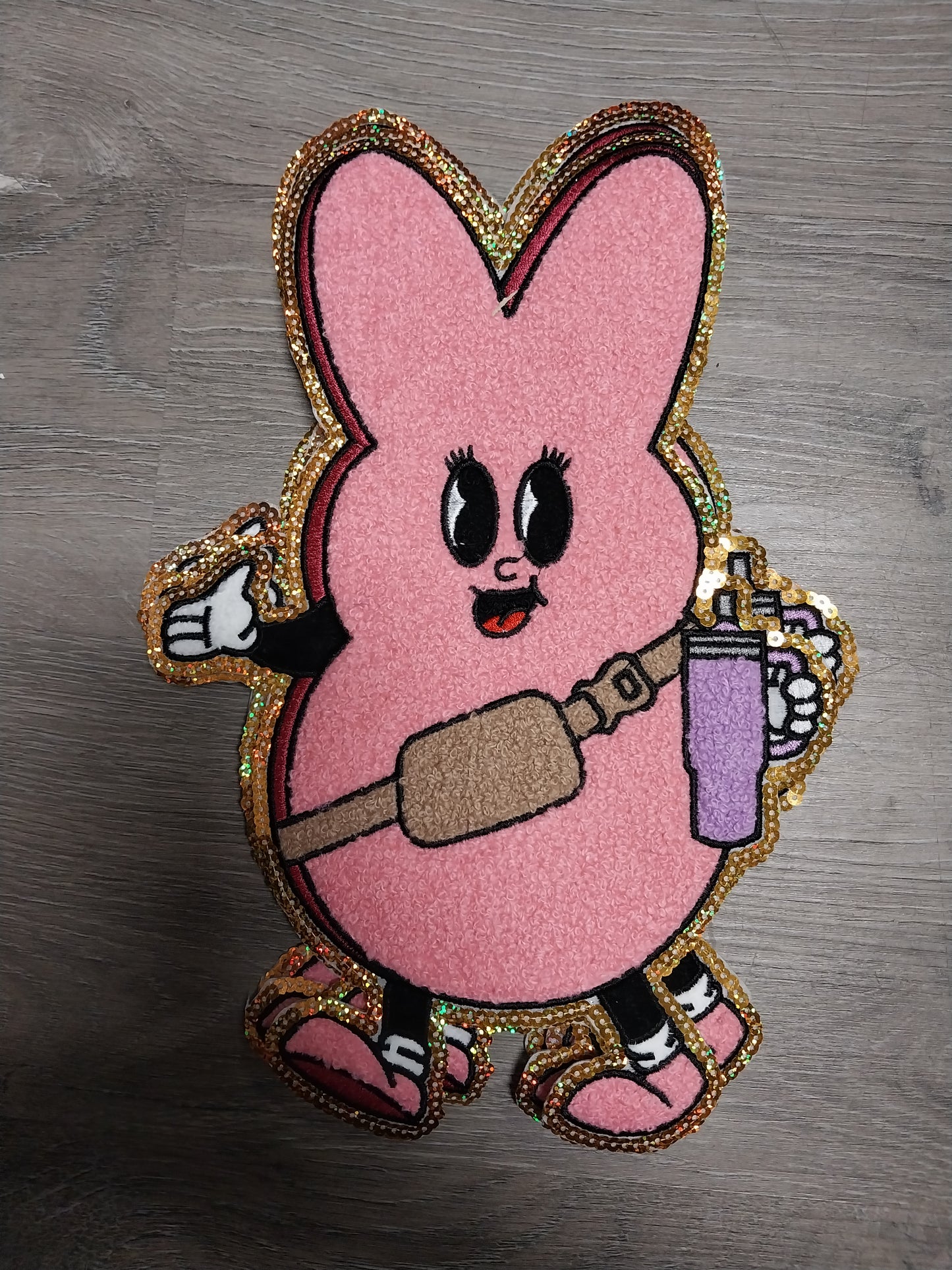 Trendy Pink Bunny