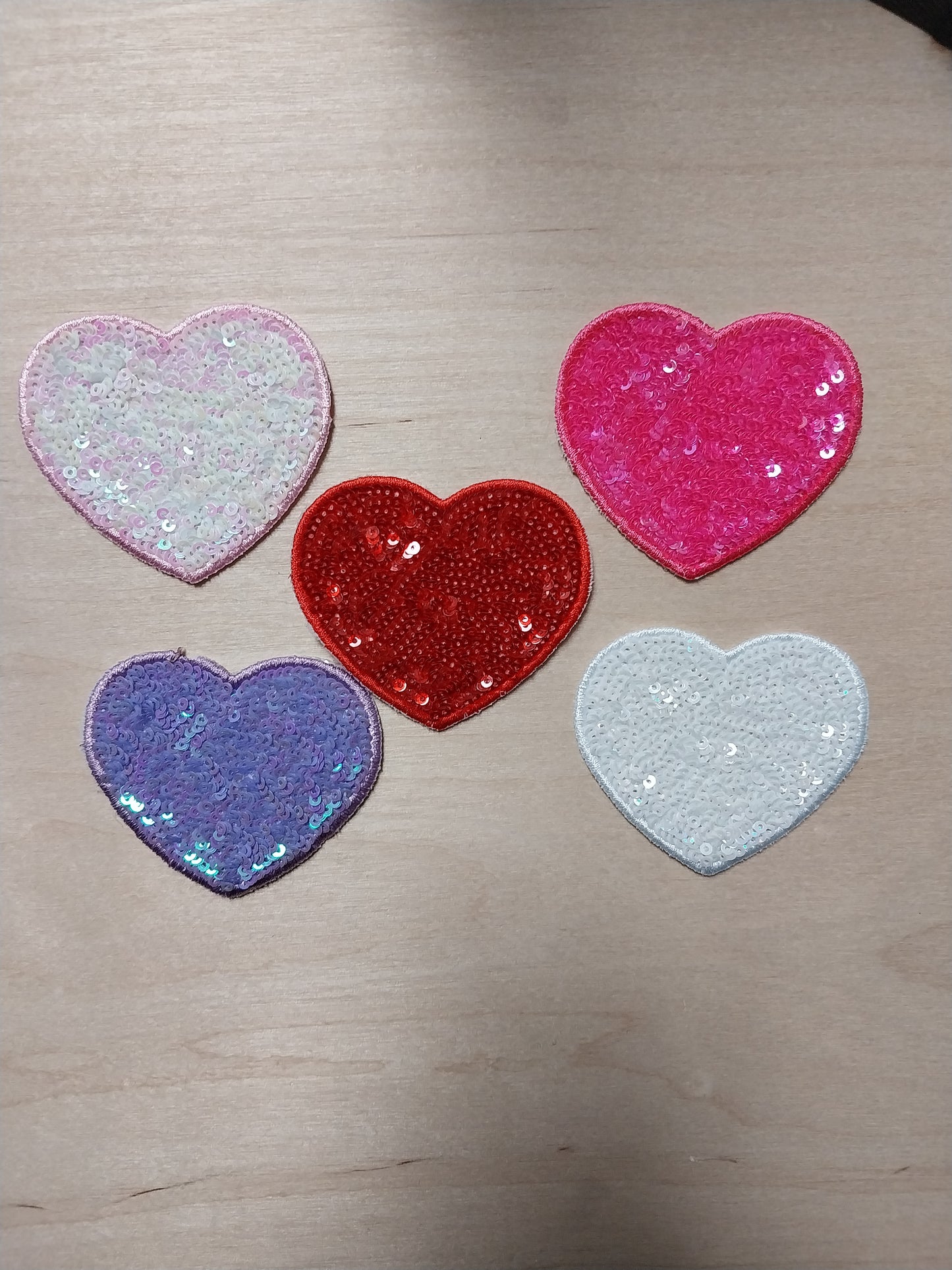 Heart Sequin Patch