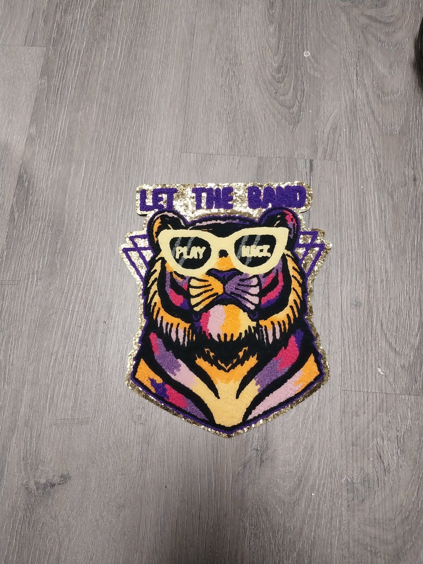 Let The Band Play Neck Chenille Patch