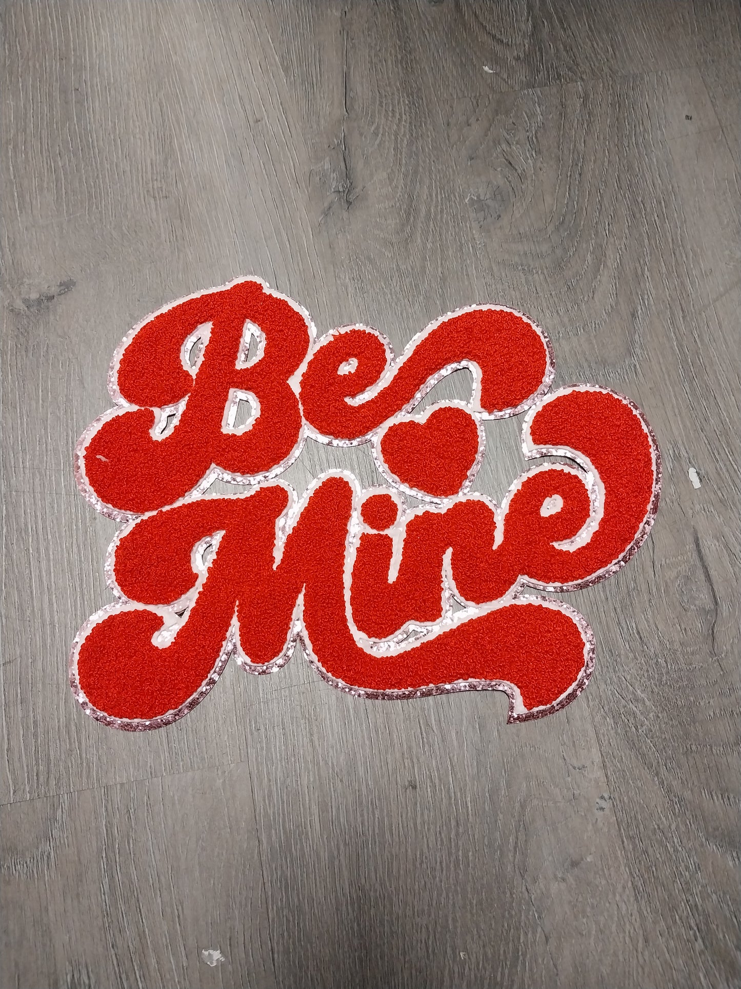 Be Mine Chenille Patch