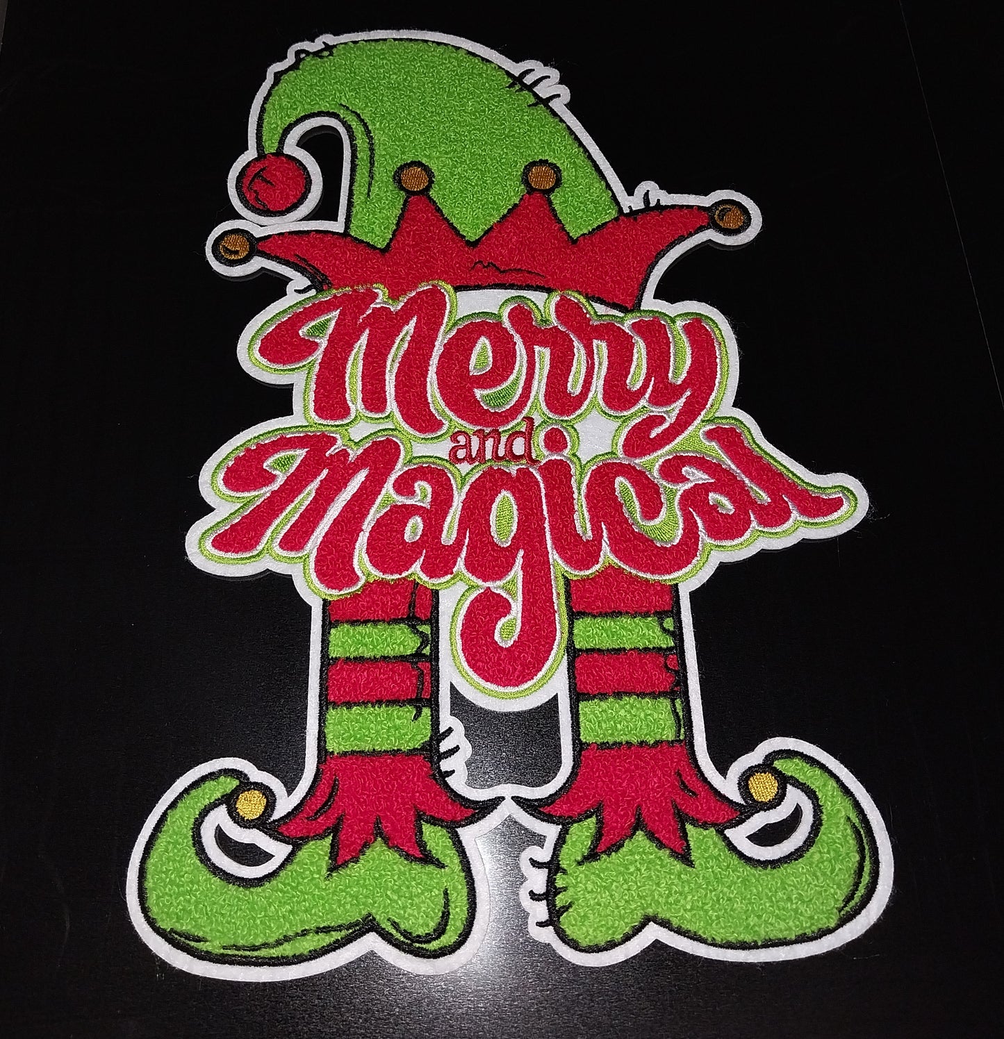 Merry & Magical Elf Chenille Patch