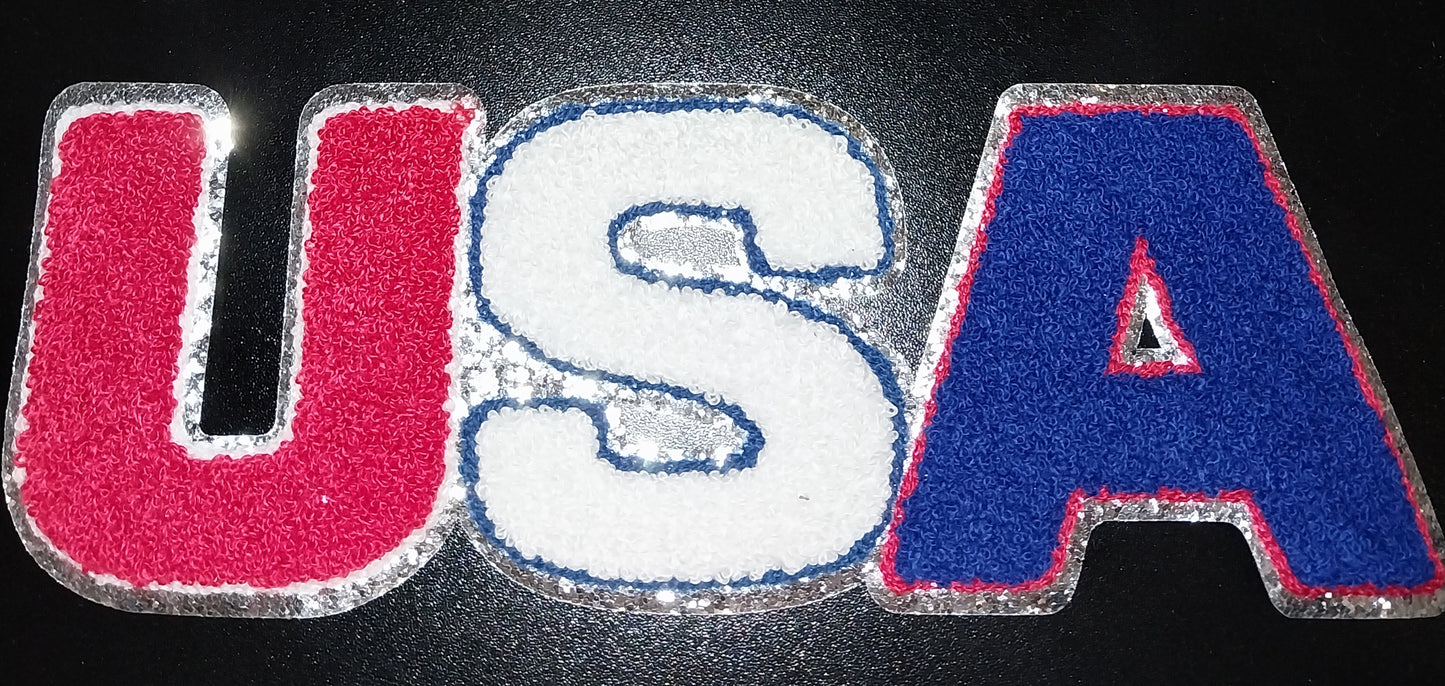 USA Chenille Patch