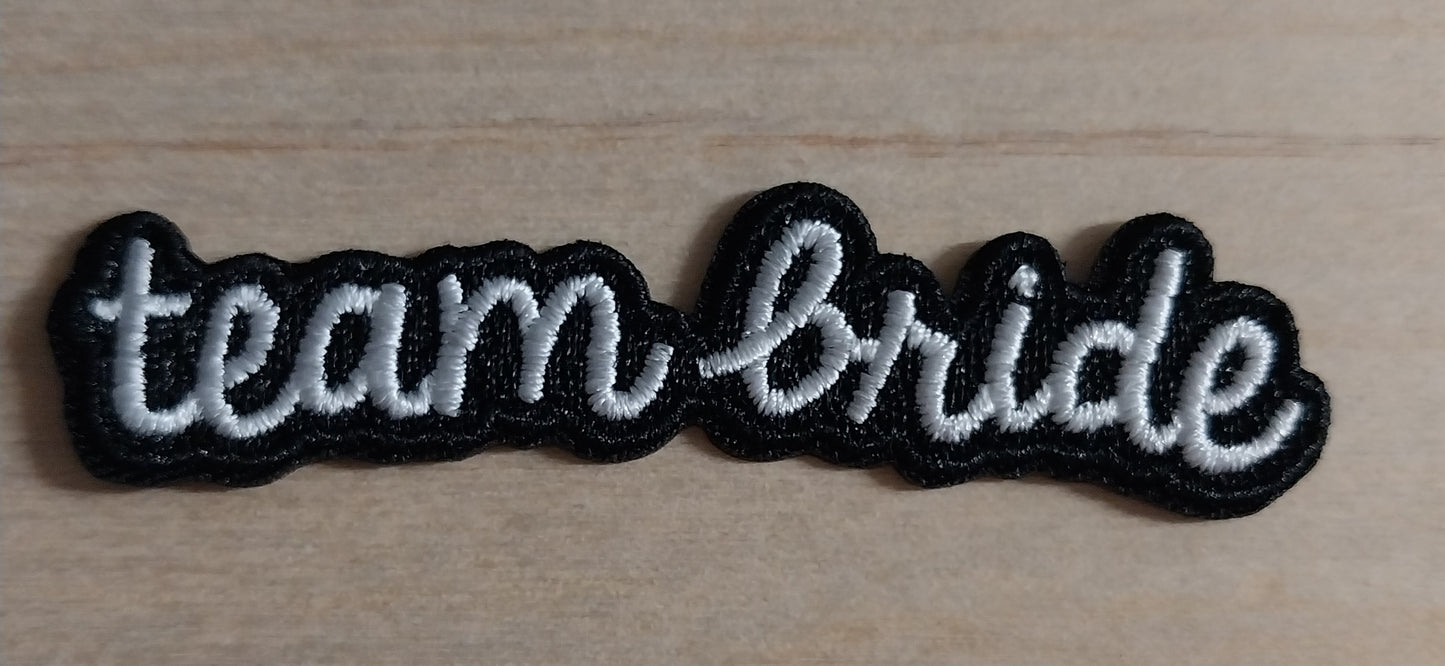 Embroidered Patch - Team Bride
