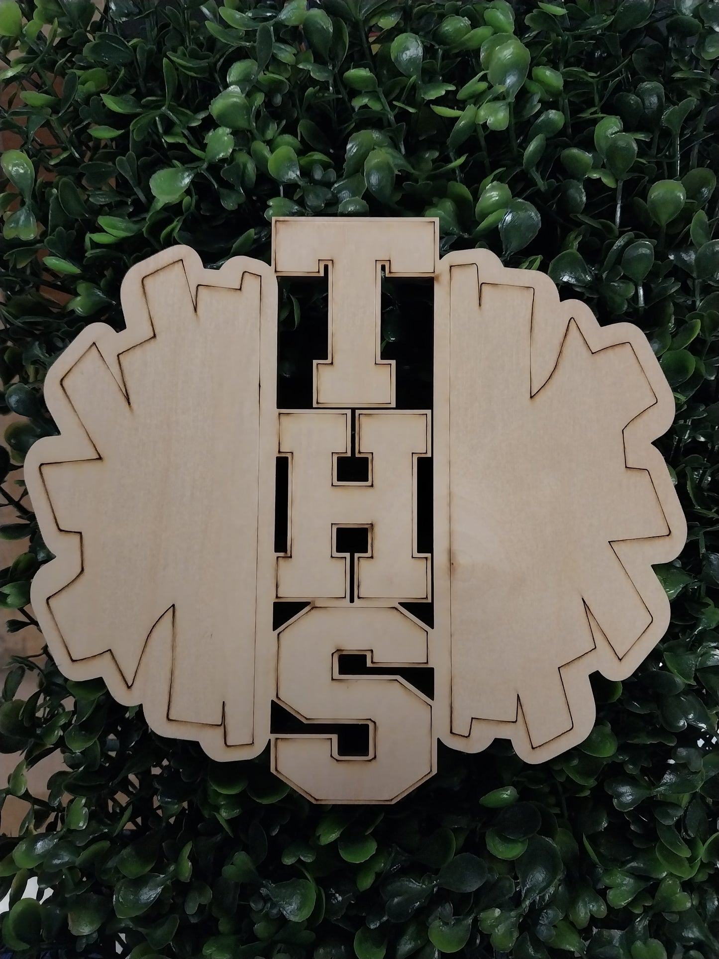 Custom School Initials 7"