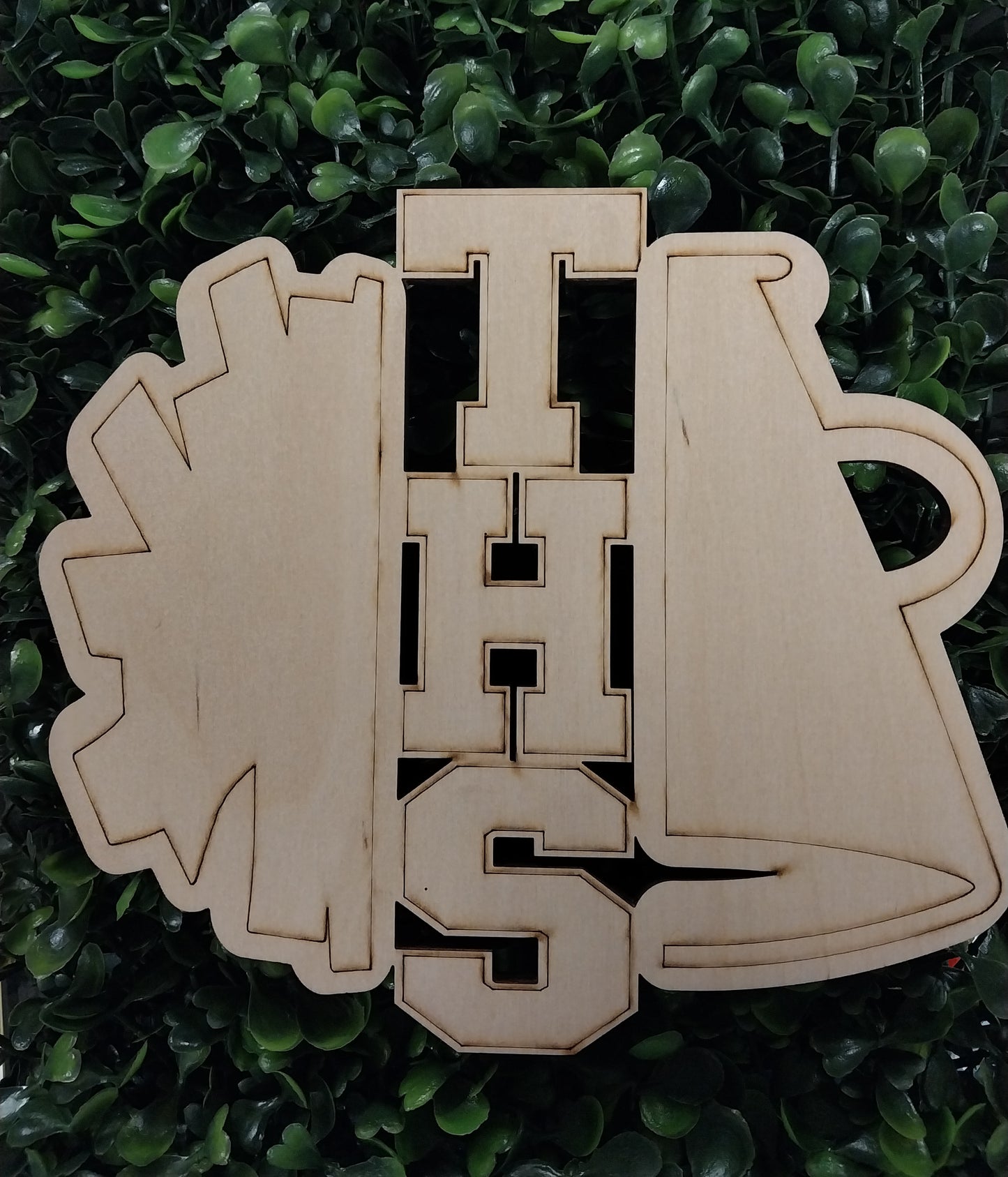 Custom School Initials 7"