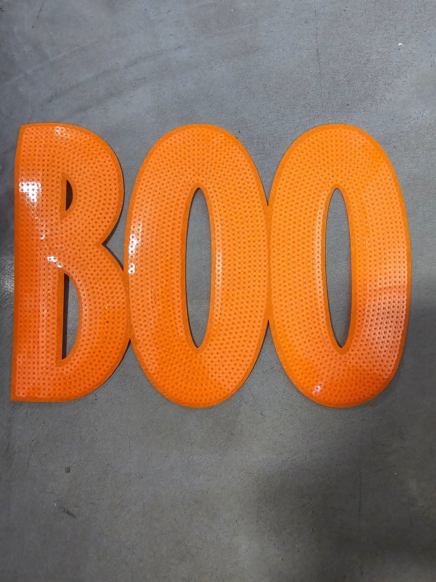 BOO Sequin patch (11X8.5)