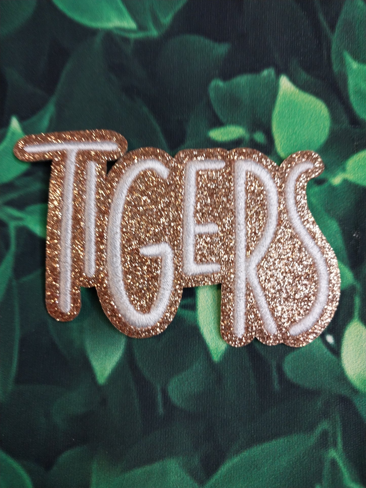Tigers Embroidered/Glitter Patch