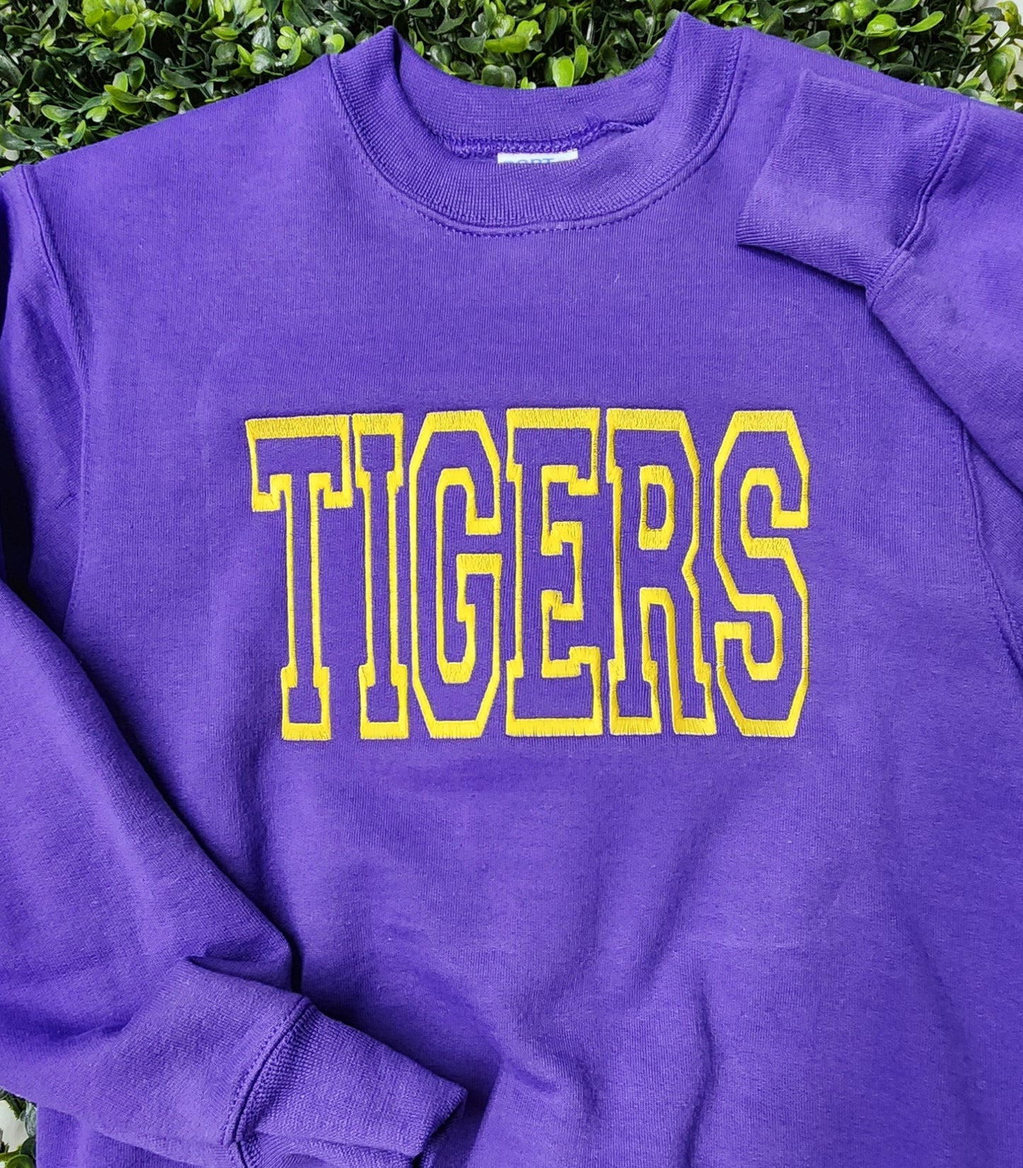 Embroidery Sweatshirt Collegiate Font Pre-Order