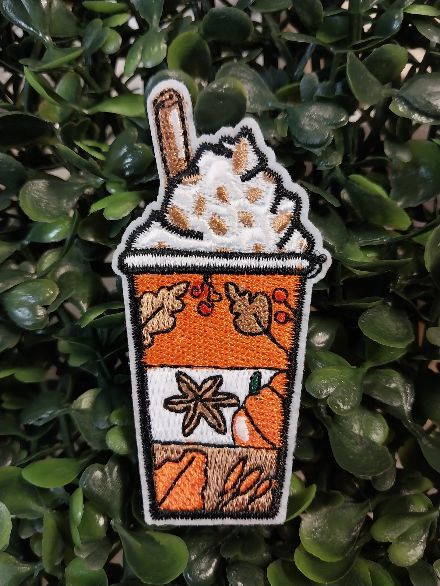 Latte 2.75" Embroidered Patch