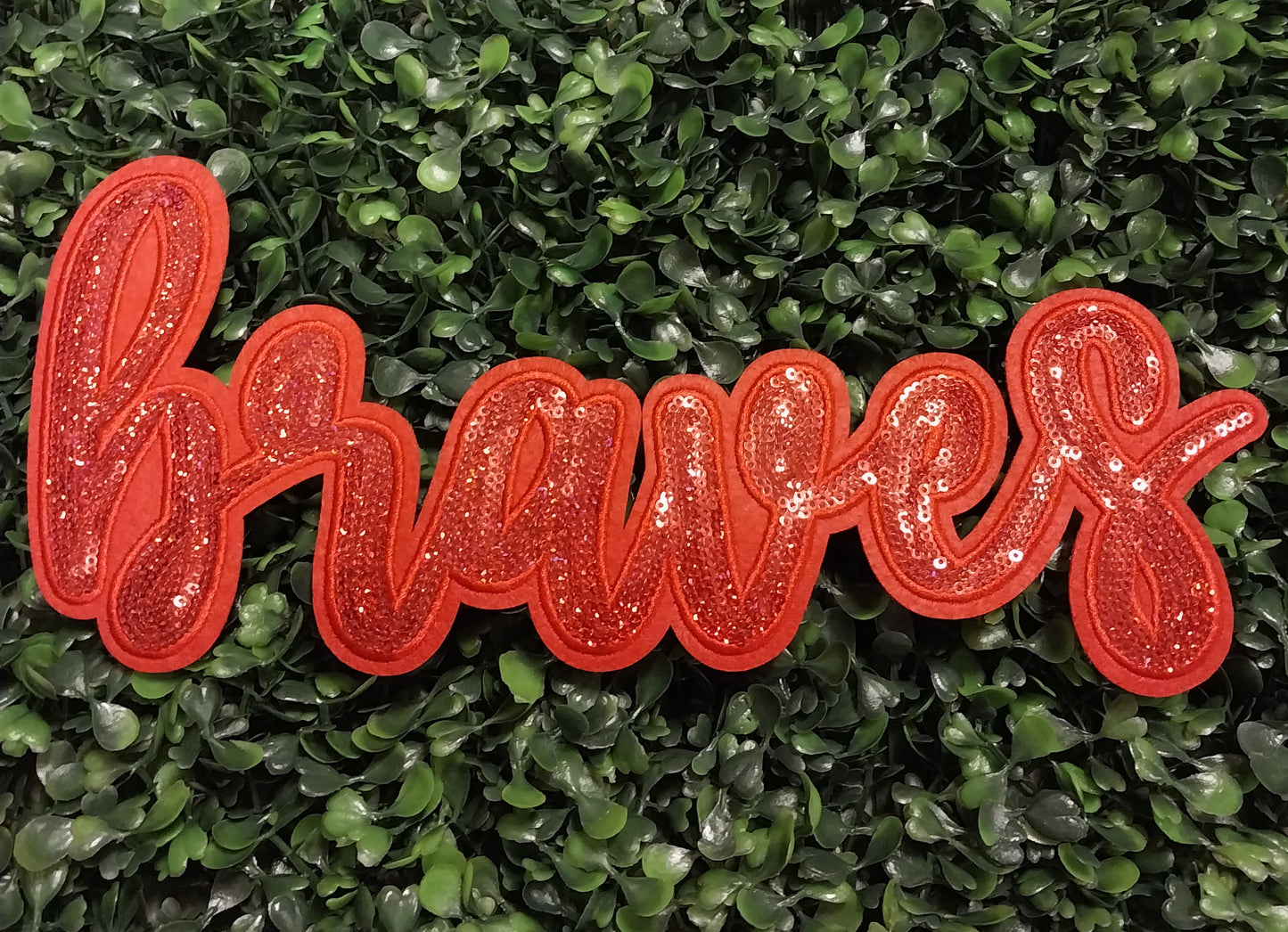 Braves Sequins Patch