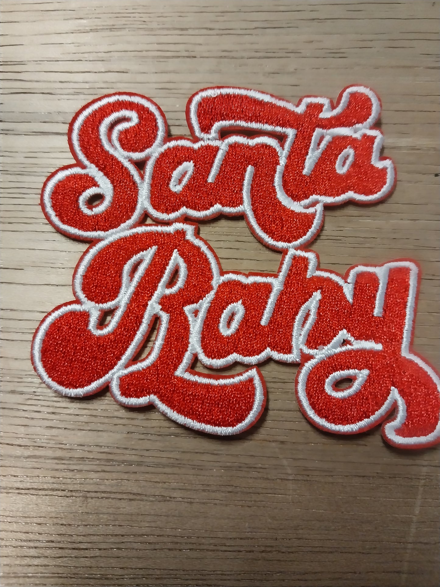 Santa Baby Hat Patch 4" X 4"