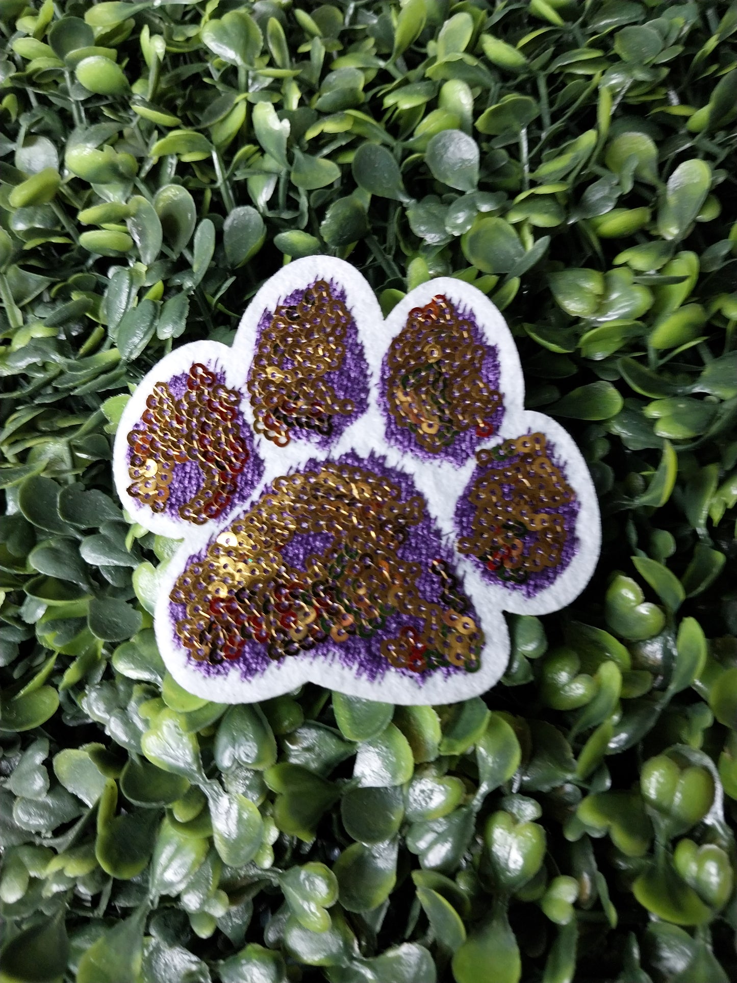 Tiger Paw Sequin Patch