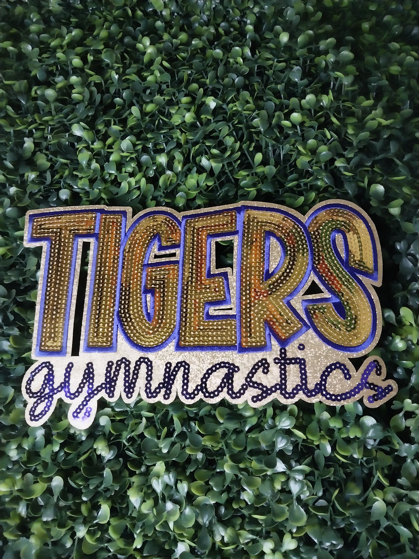 Tigers Sequin Gymnastics Sequin Patch