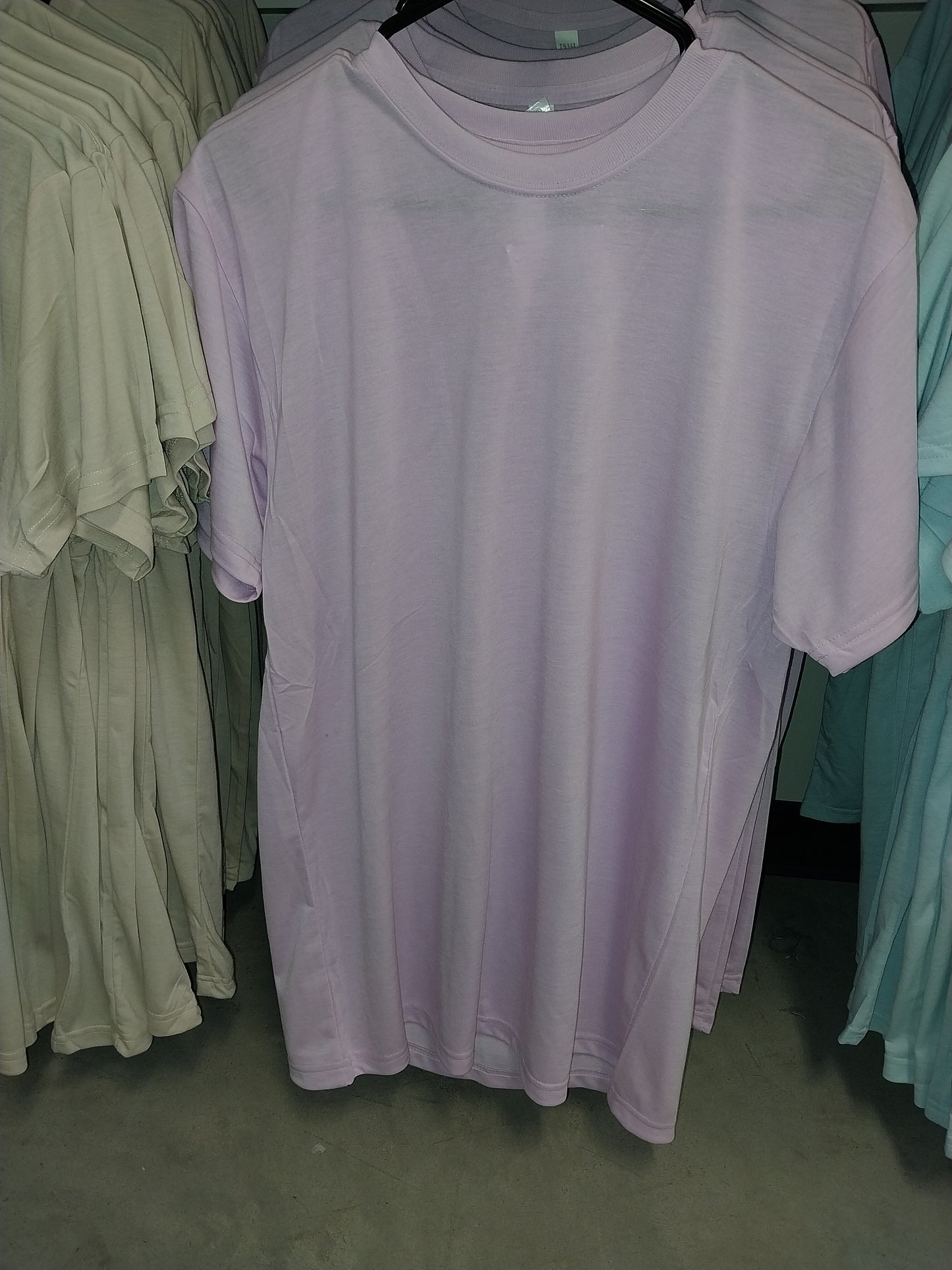 Lavender Sublimation DK Polyester T-Shirts