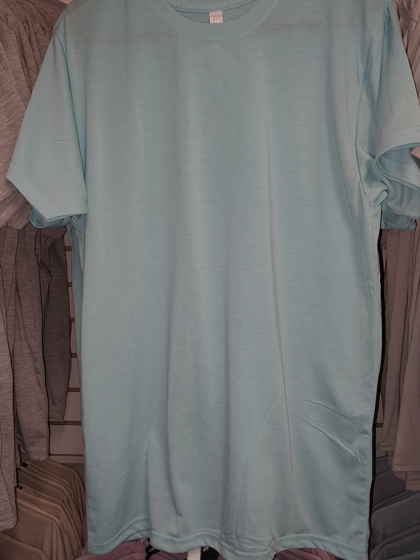 Turquoise Sublimation DK Polyester T-Shirts