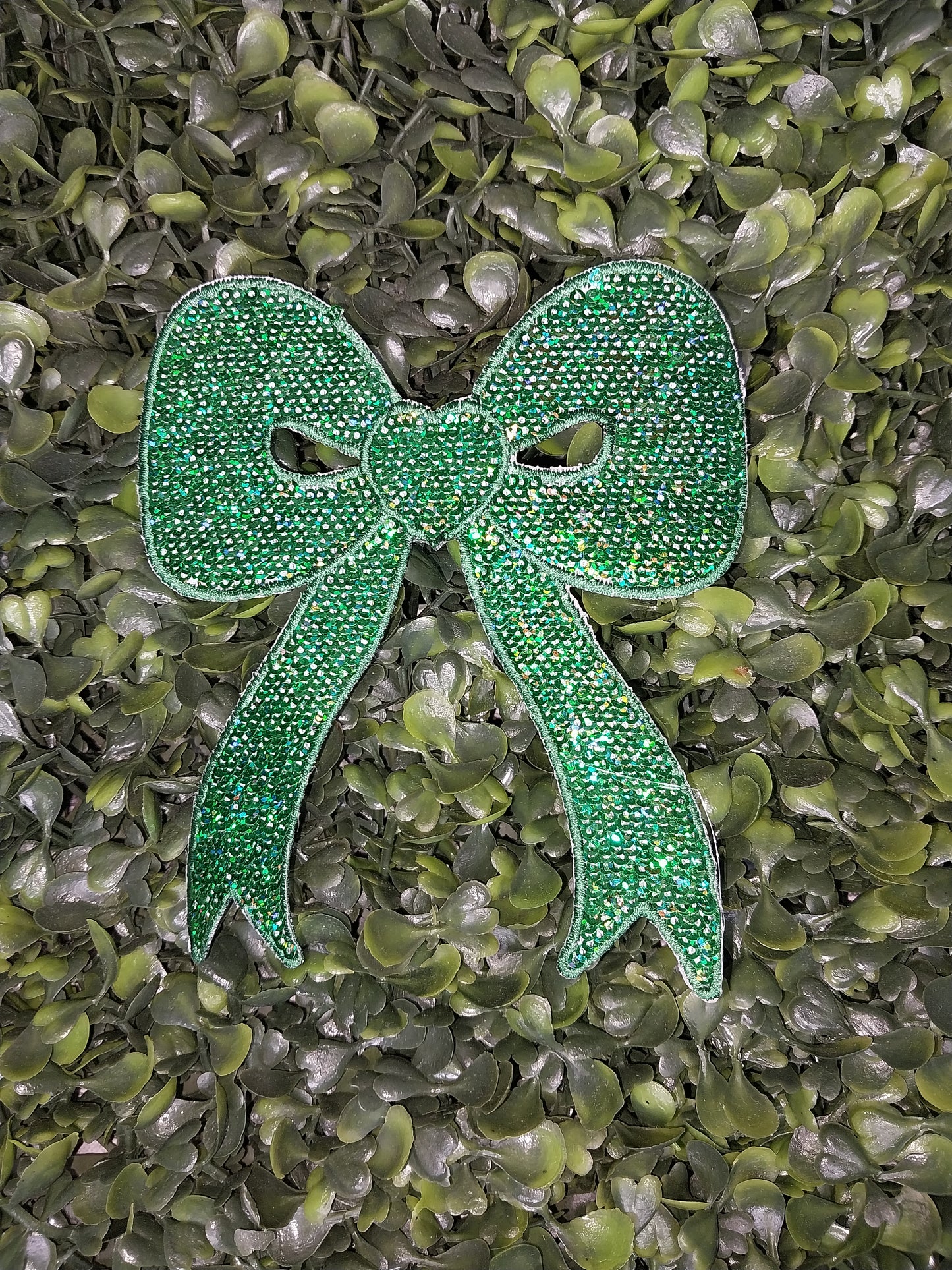 Sequin Side Bow Patch