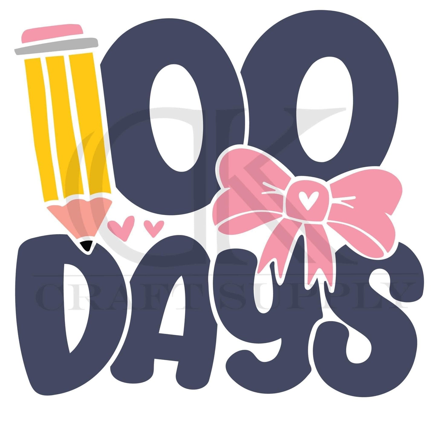 100 days pencil & bow (Direct To Film)