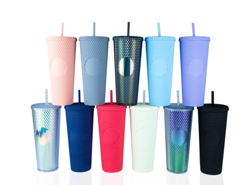 24oz Matte Arcylic Studded Tumblers