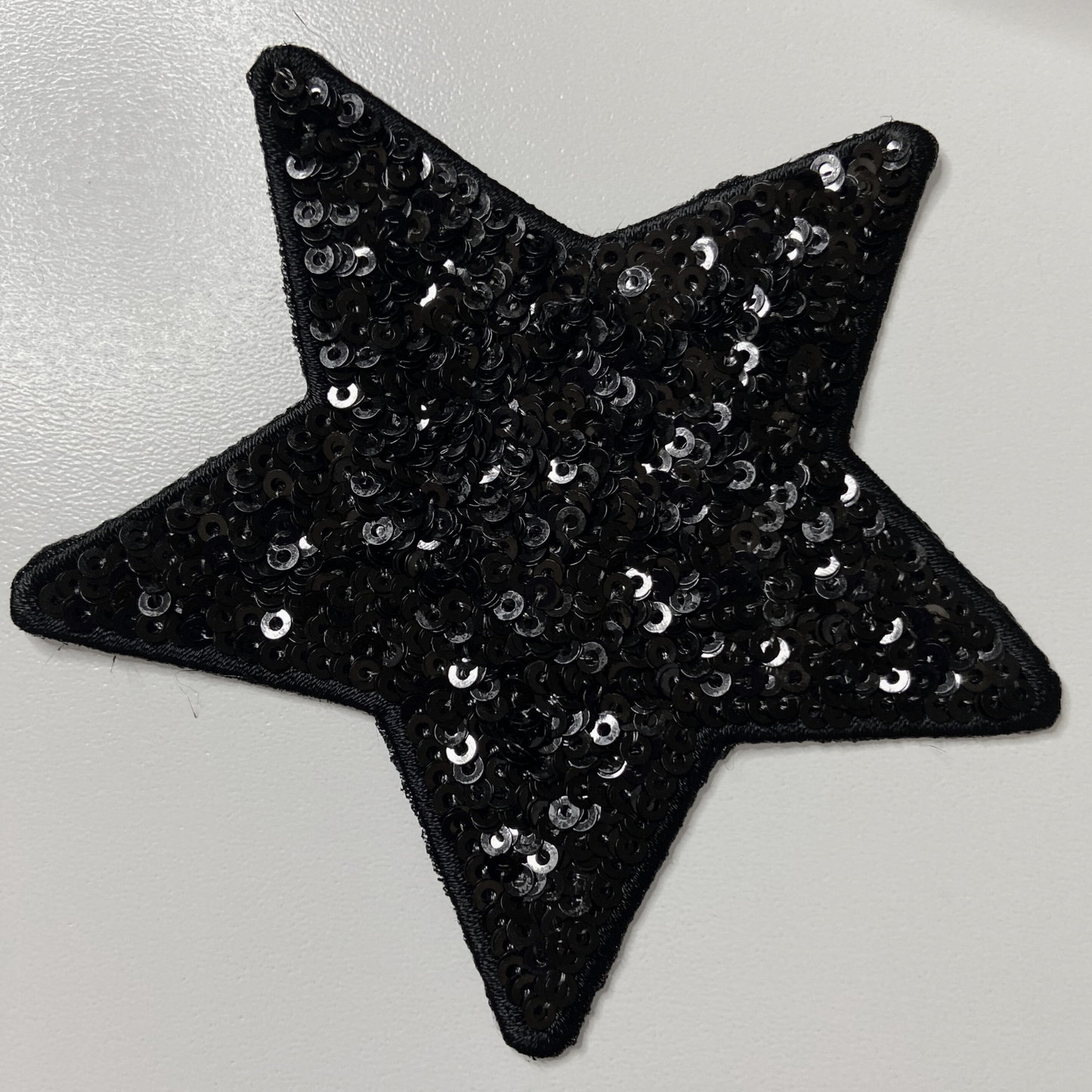 4" Black Star - Hat Patch