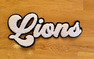 School Mascot Chenille Patches