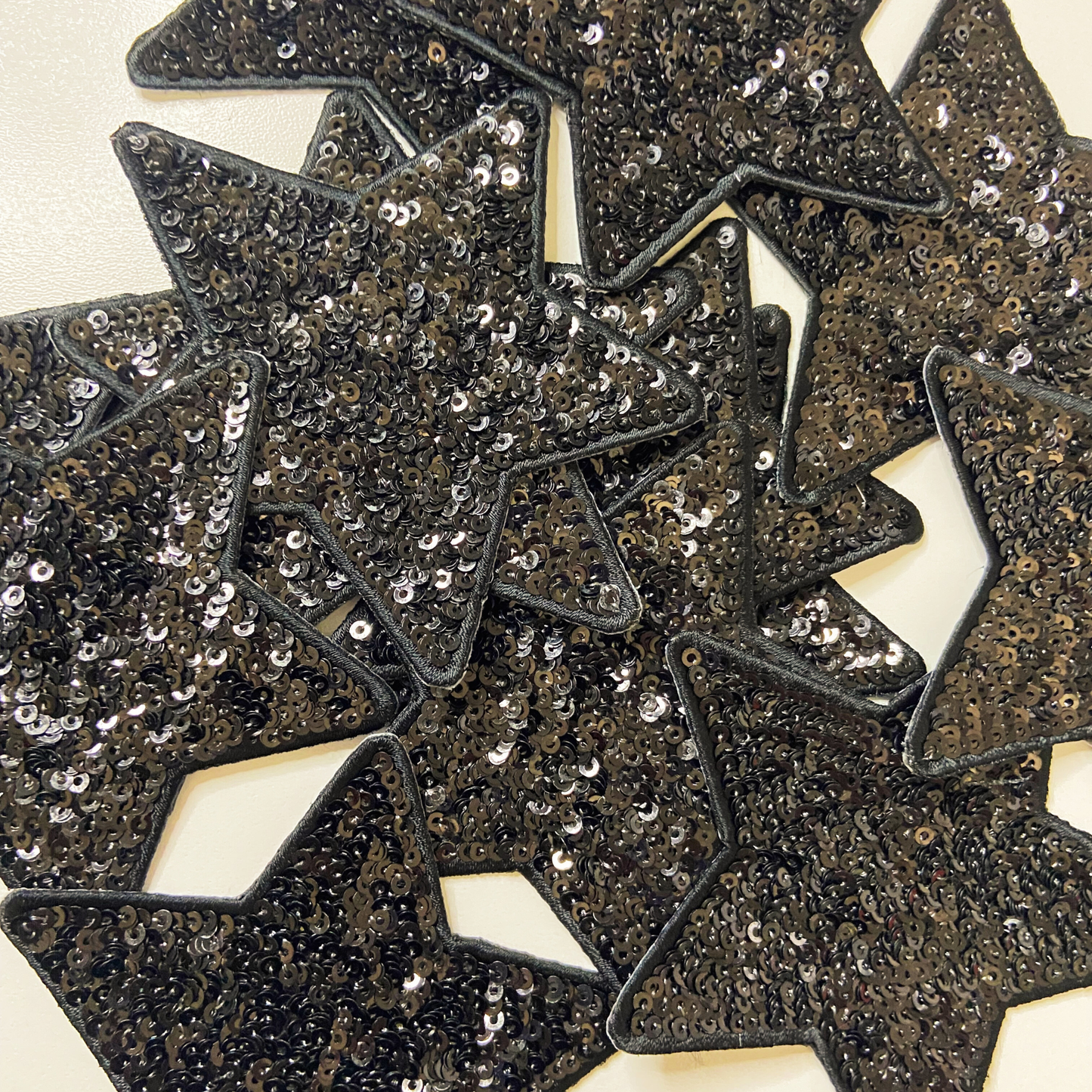 4" Black Star - Hat Patch