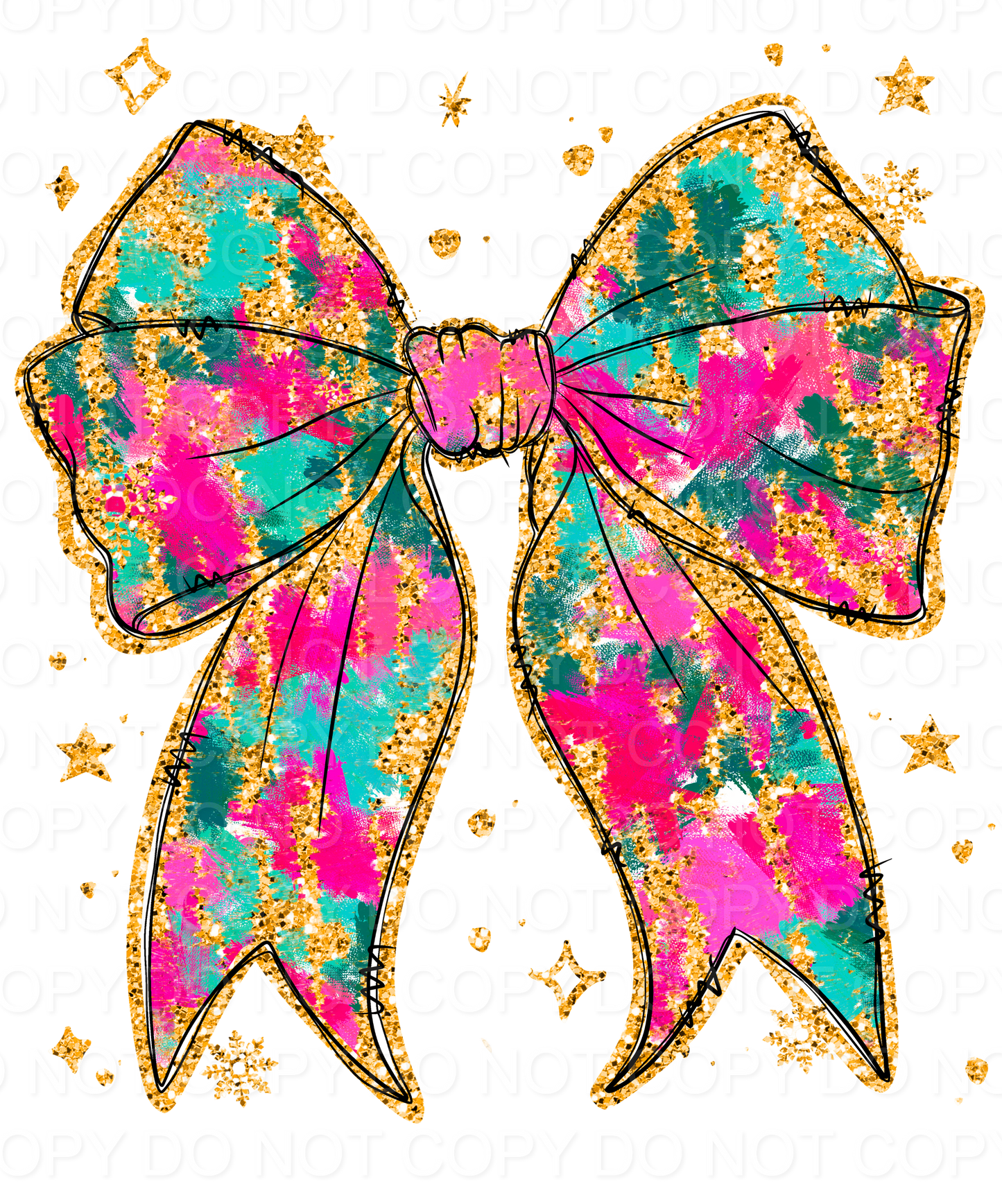 Bow with Stars 1 (Direct To Film)