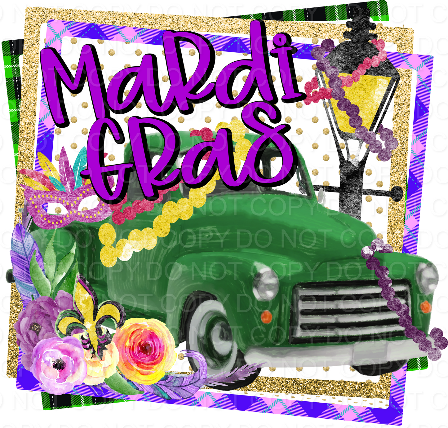 Mardi Gras Green Truck (Direct To Film)