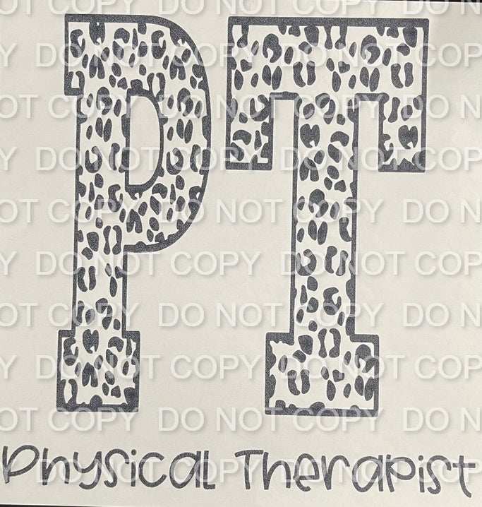 Physical Therapist Leopard Single Color (Adult)