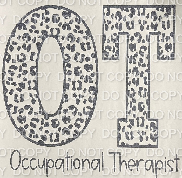 Occupational Therapist Leopard Single Color (Adult)