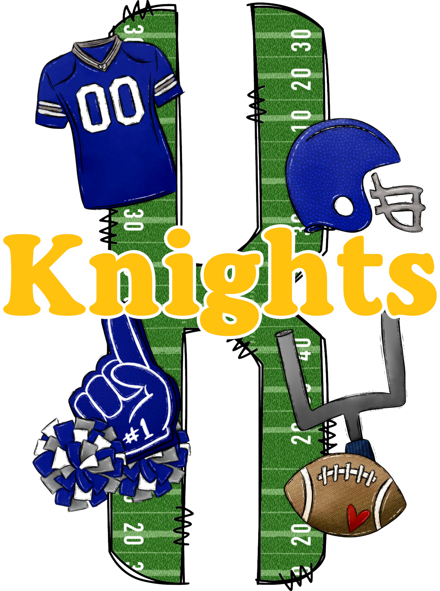 KNIGHTS LETTER FOOTBALL FIELD (Direct To Film)