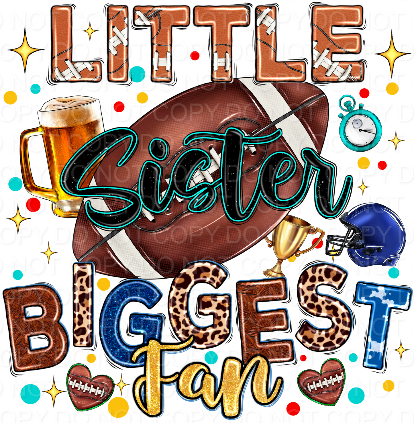 Little Sister Biggest Fan Football (Direct To Film)