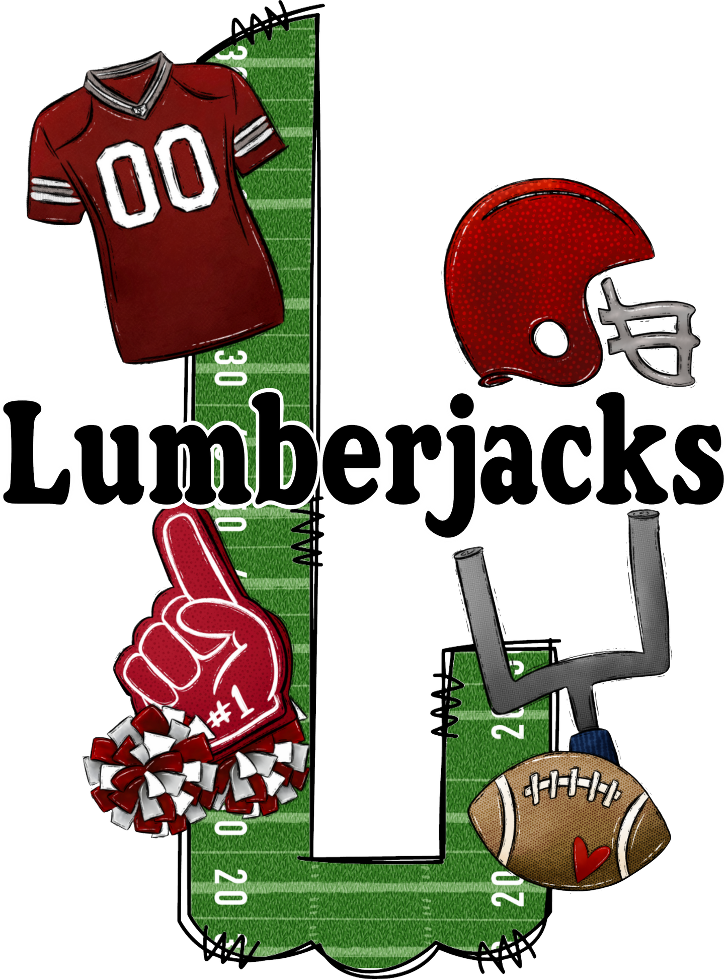 LUMBERJACKS LETTER FOOTBALL FIELD (Direct To Film)