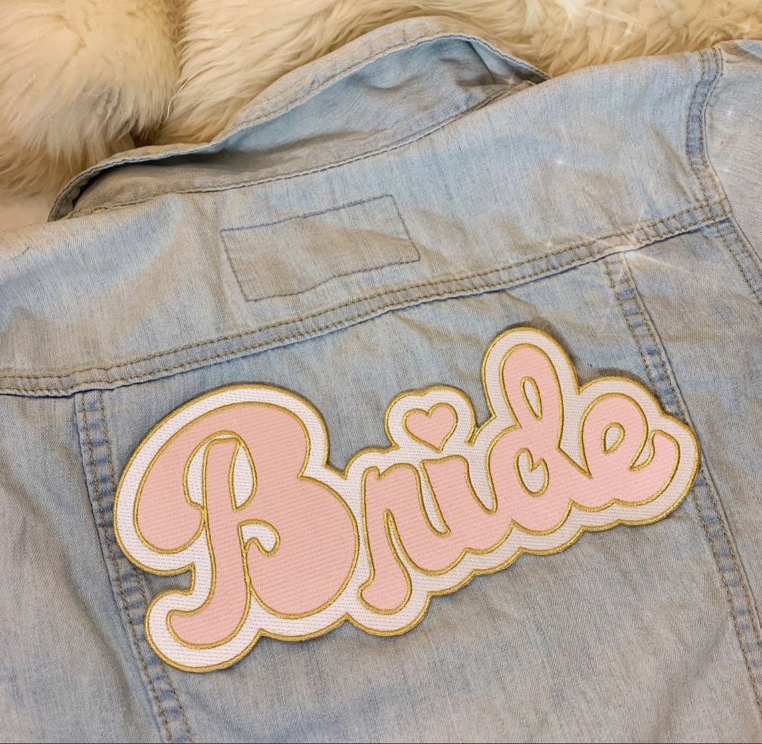 Embroidered Back Patch - Bride - XL