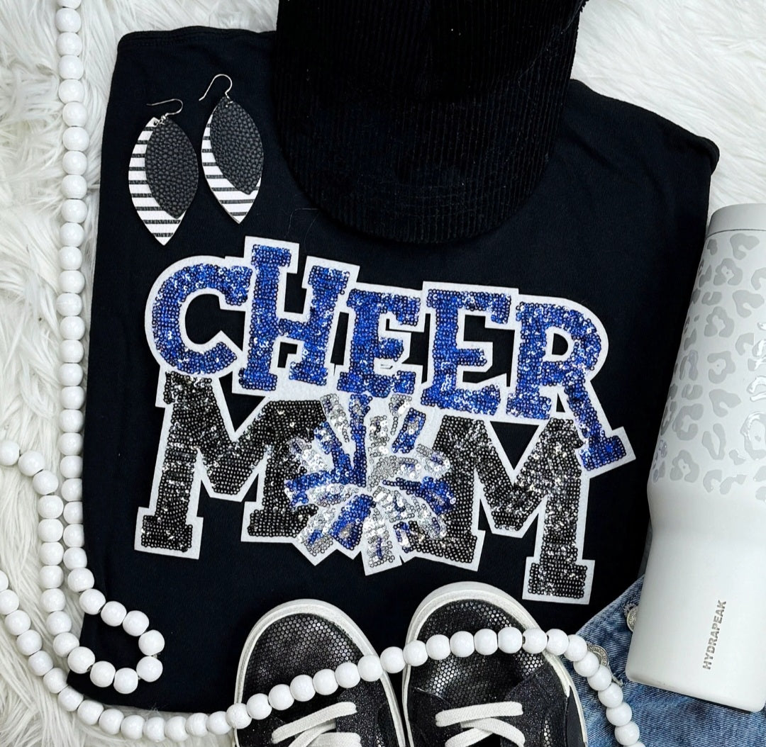 "Cheer Mom" Sequin Patch