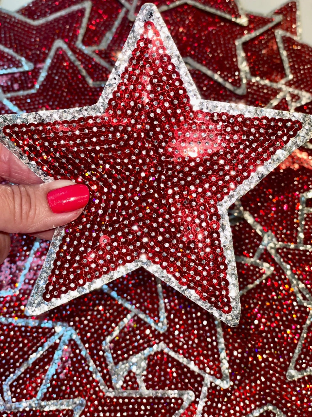 Preppy Star Sequin Patch