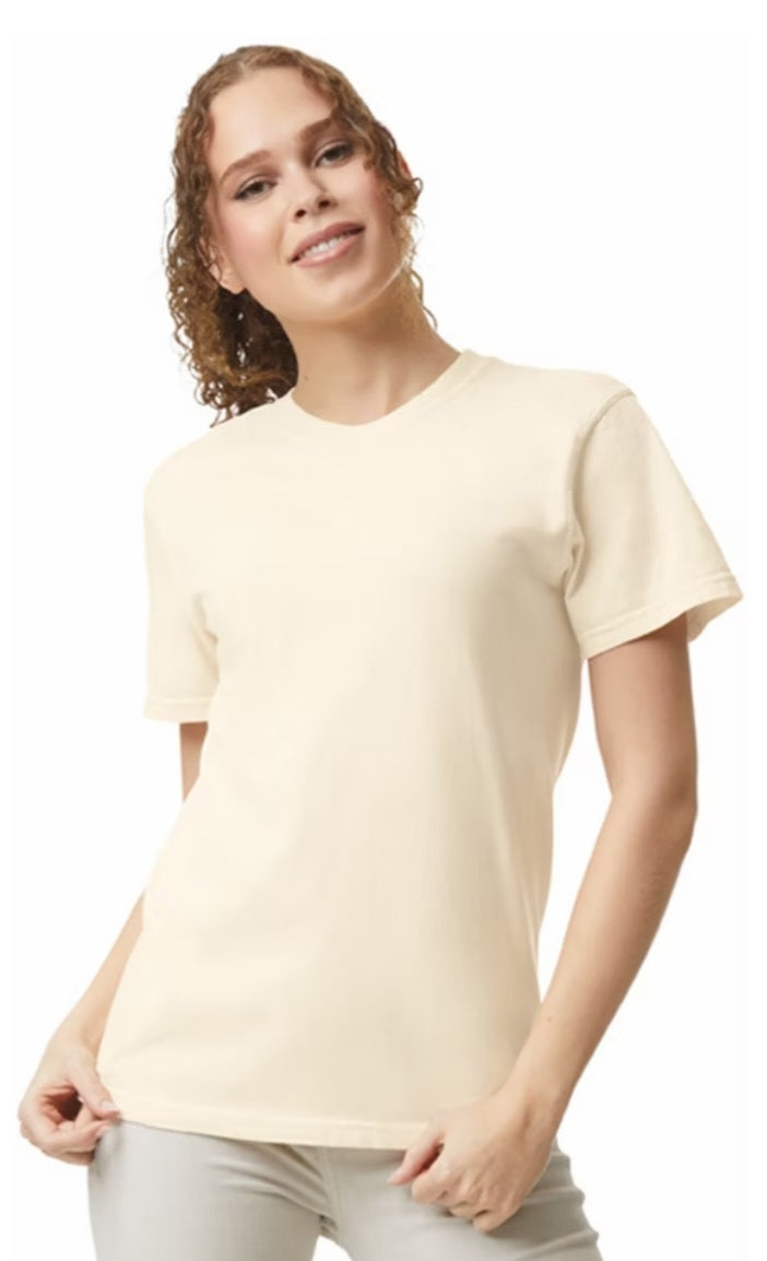 Ivory Comfort Colors ® Heavyweight Ring Spun Tee 1717