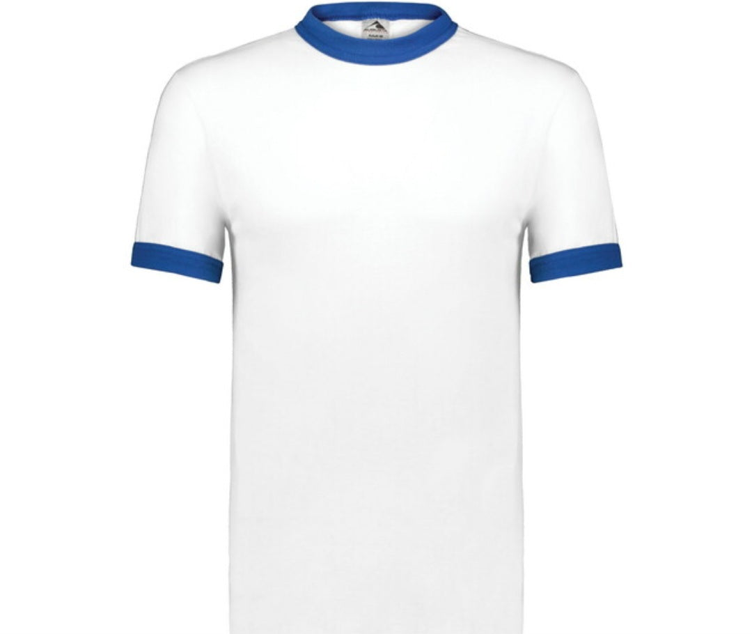 Augusta Ringer T-Shirt white-Royal