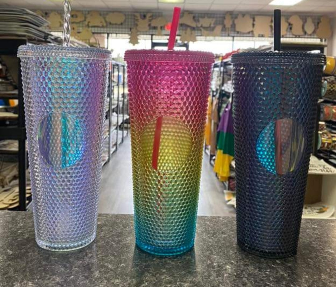 24oz Matte Arcylic Studded Tumblers