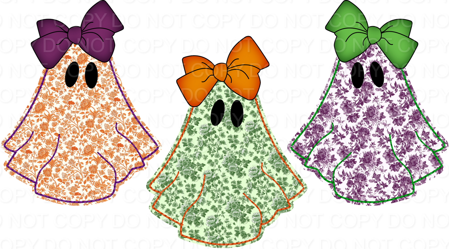 Tri Color Toile Ghost Trio (Direct To Film)