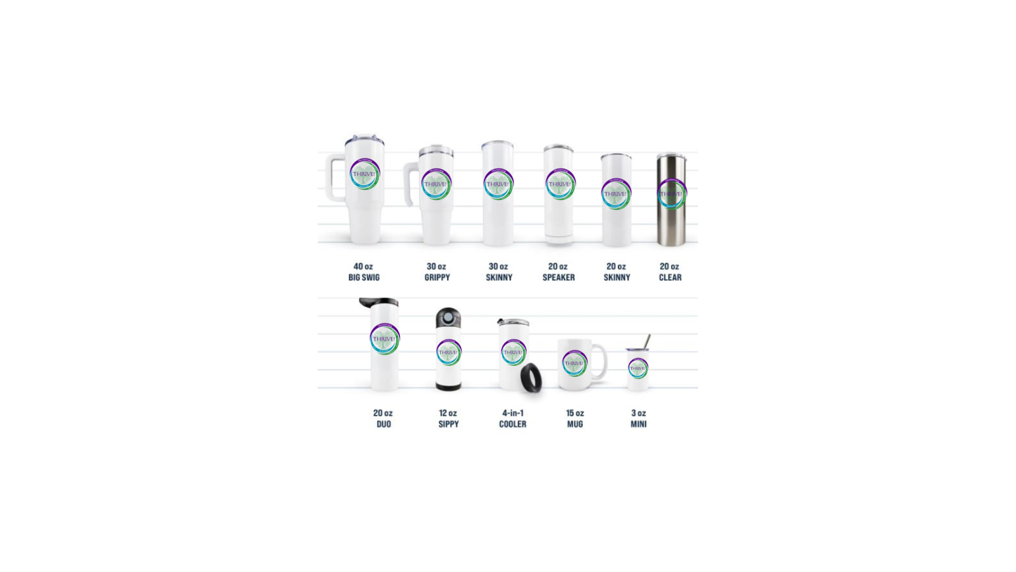 THRIVE! Drinkware Sampler