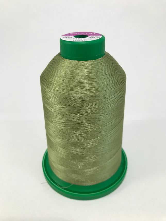 0453 Army Drab - Isacord Embroidery Thread 40WT 5000M