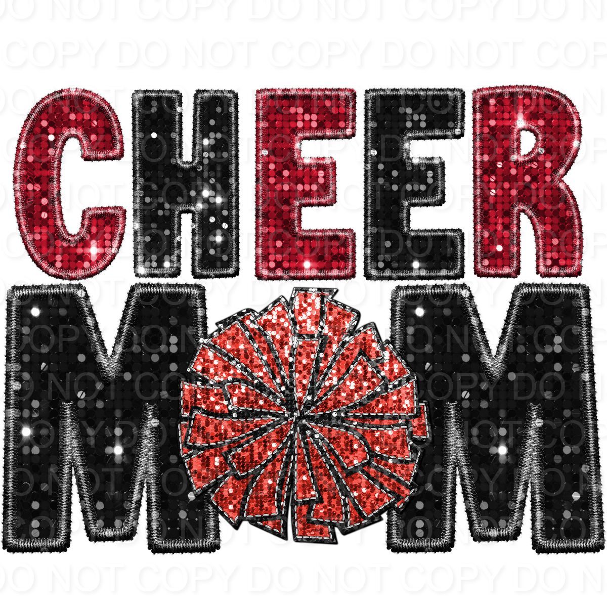 Faux Sequin Cheer Mom (Direct To Film)