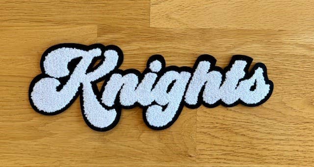 School Mascot Chenille Patches