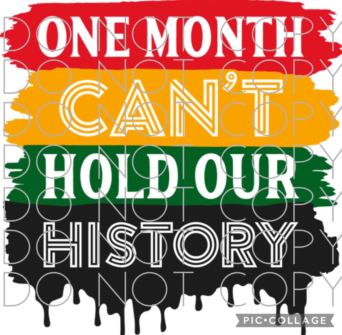 One Month Can’t Hold Our History (Direct To Film)