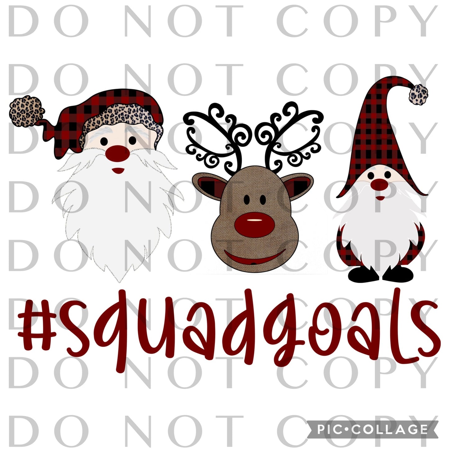 #squadgoals Christmas (Sublimation)
